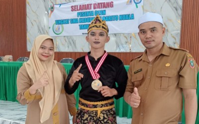 Selamat!! Fajri.. Siswa SMAN 1 Belawang Raih Medali Emas Pencak Silat Putra O2SN Tingkat Kabupaten Barito Kuala 2025